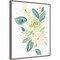 Spring Greens I by June Erica Vess 23-in. W x 28-in. H. Canvas Wall Art Print Framed in Grey